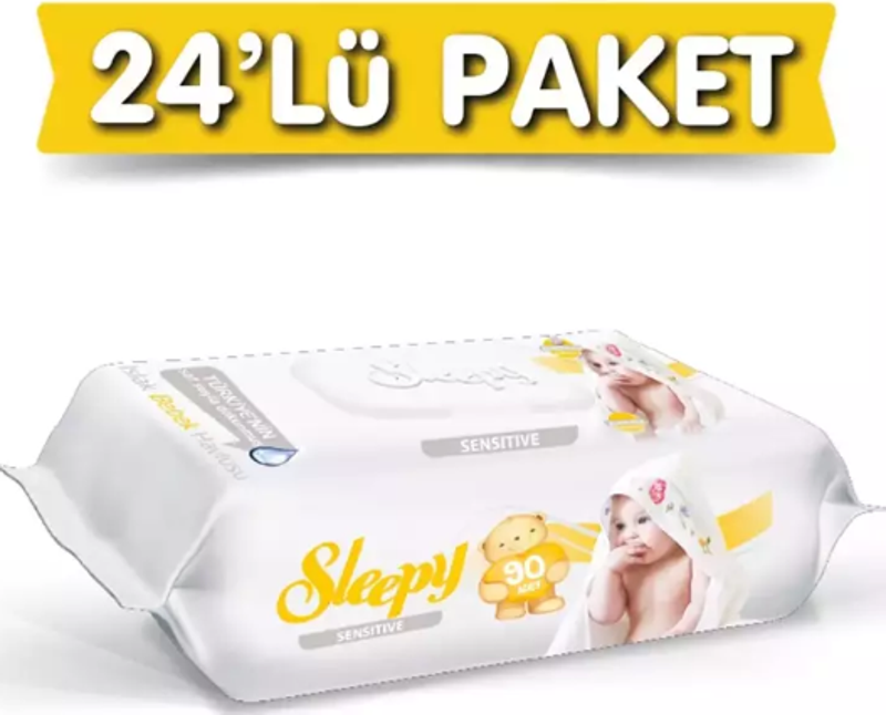 Islak Mendil 90 lı Sensitive 24 lü Paket 2160 Yaprak