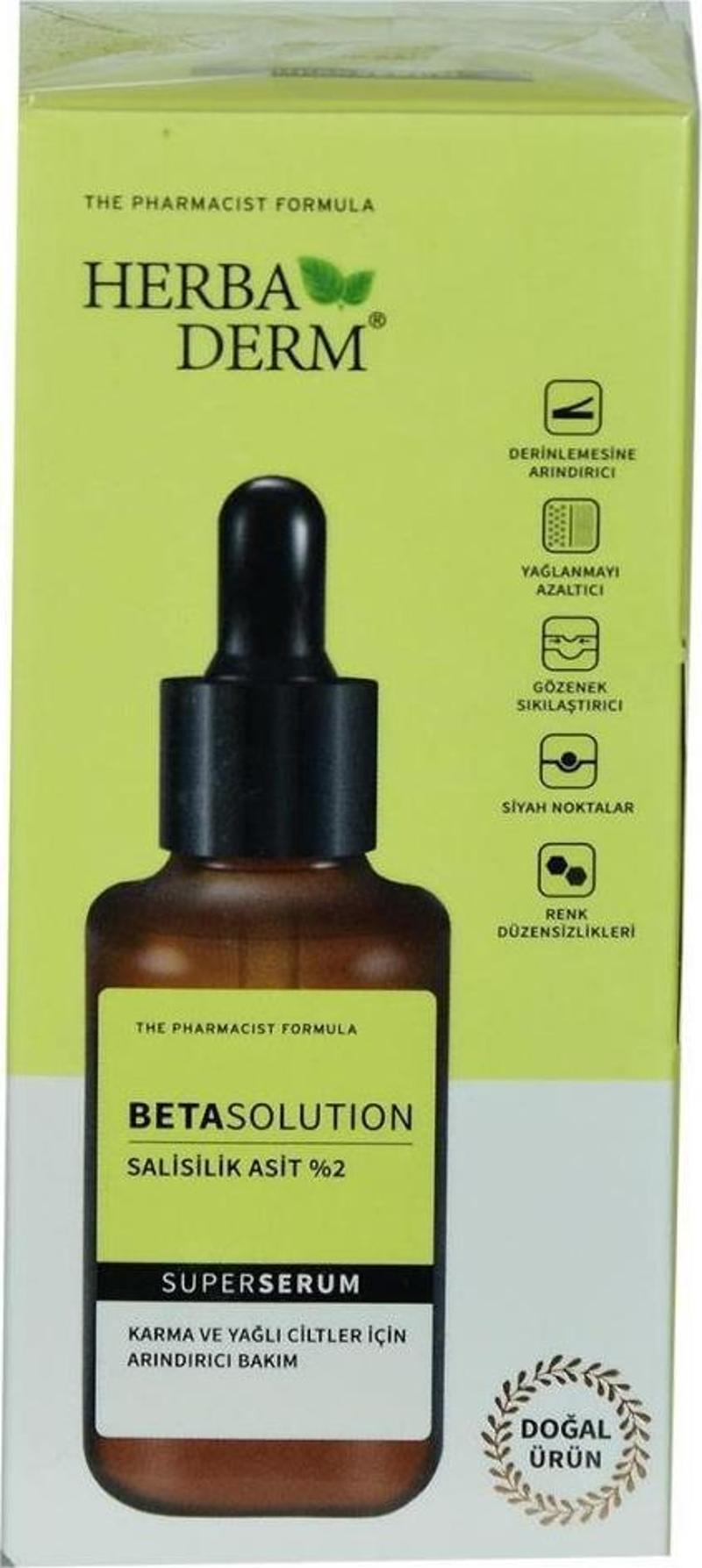 Superserum Betasolution Karma ve Yağlı Ciltler 30ML