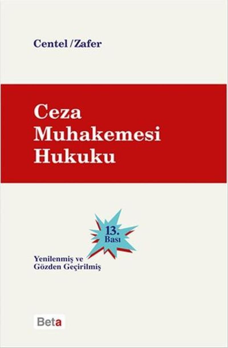 Beta Yayınları Ceza Muhakemesi Hukuku - Hamide Zafer