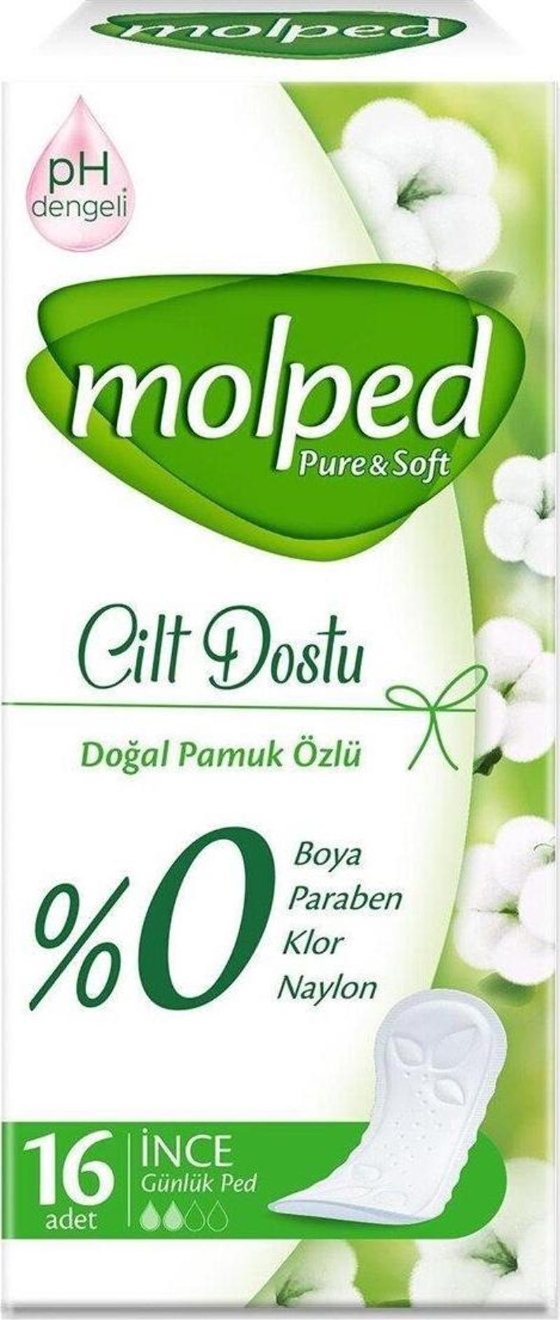 Günlük Ped Pure & Soft 16'lı İnce