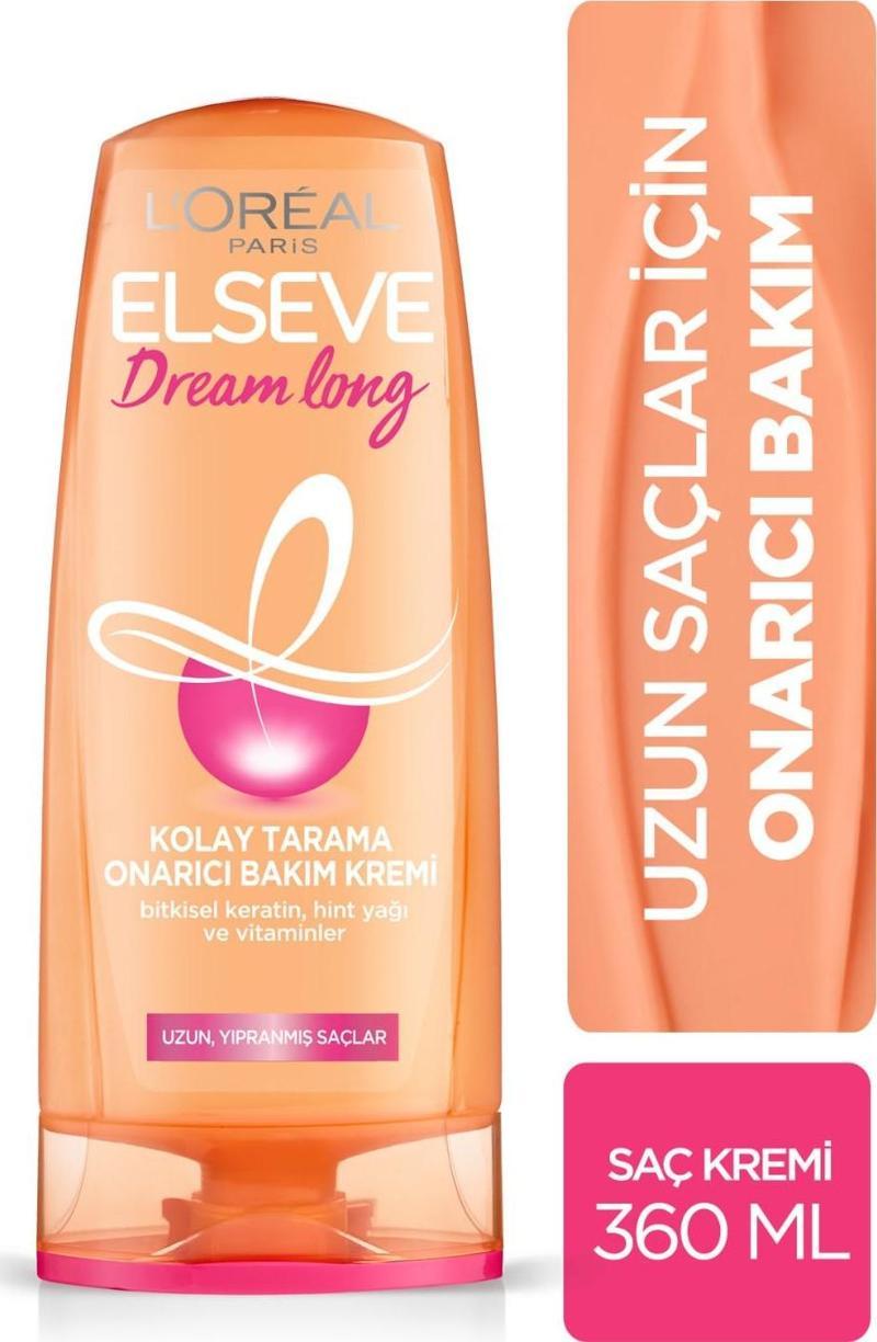 L'Oréal Paris Elseve Dream Long Kolay Tarama Saç Bakım Kremi 360 ml