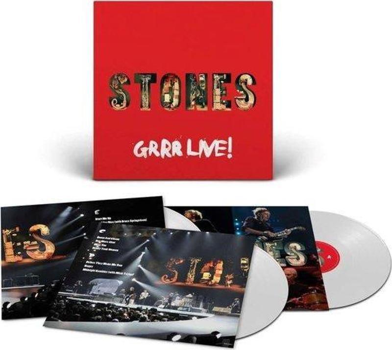 Rolling Stones Grrr Live! (Limited Edition - White Vinyl) Plak