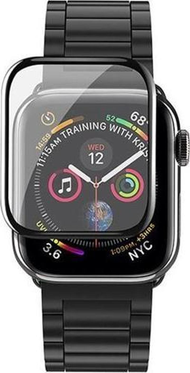Apple Watch Series 4 Ekran Koruyucu Temperli Esnek Cam (40 mm)