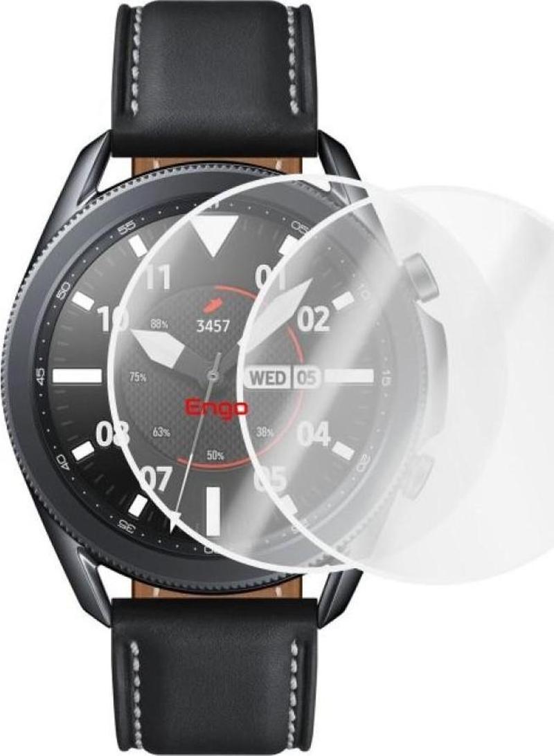 Samsung Galaxy Watch 3 45mm Ekran Koruyucu Şeffaf TPU Film 2 Adet