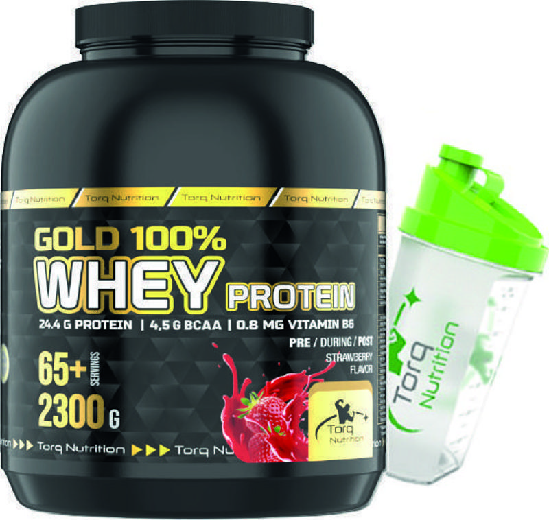 Gold Whey Protein Çilek Aromalı 2300 gr