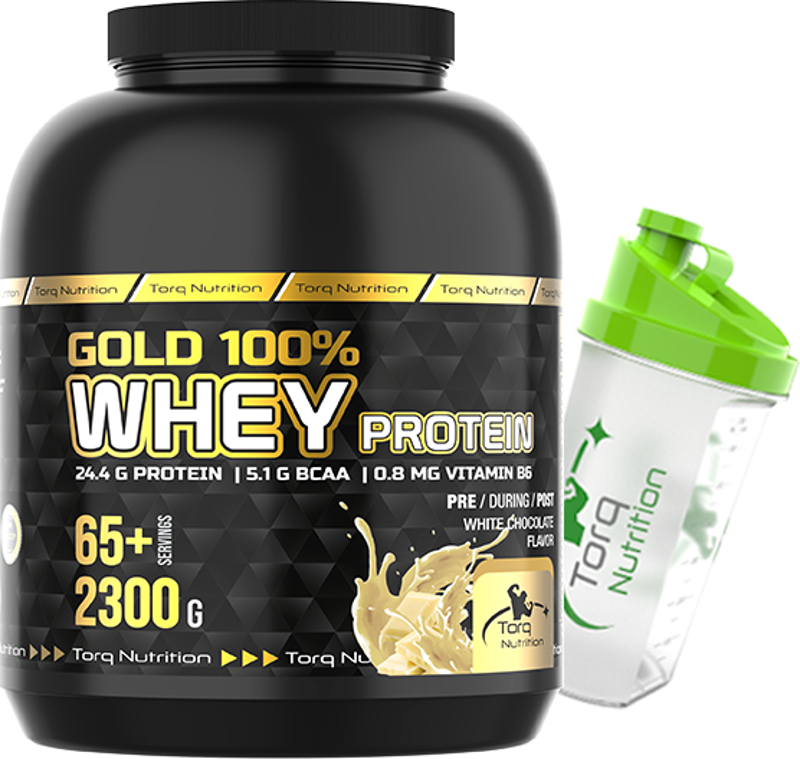 Gold Whey Protein Beyaz Çikolata Aromalı 2300 gr