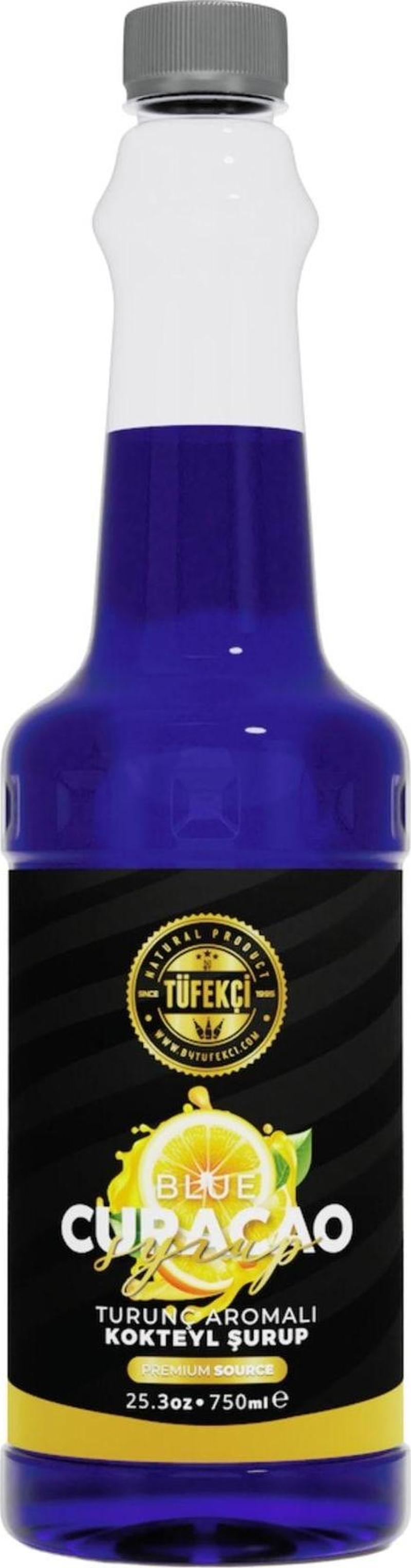 Blue Curacao Aromalı Kokteyl, Pasta, Kahve Ve Tatlı Şurubu 750 Ml