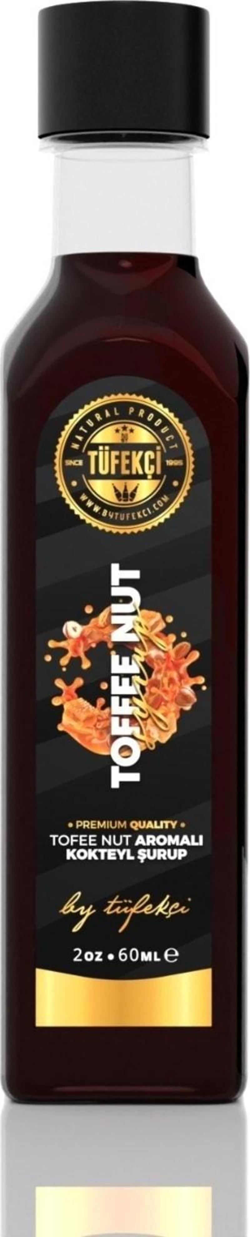 Toffee Nut Şurup Yoğun Lezzet Yeni Yüksek Aromalı Yeni Formül (60Ml)