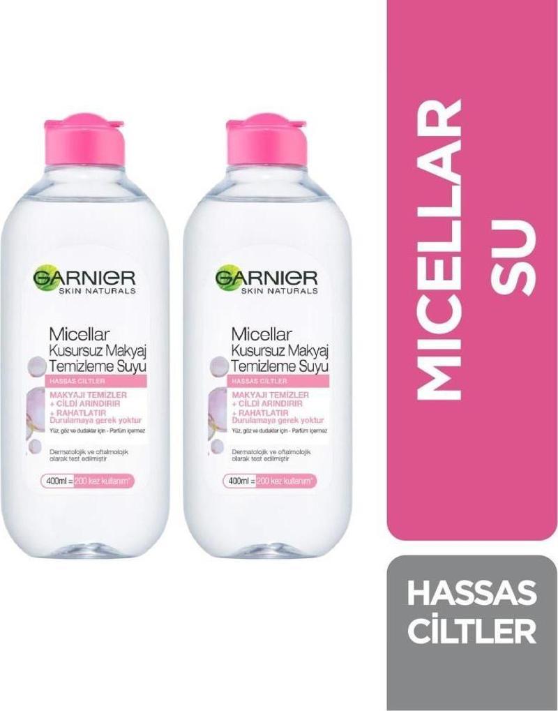 Micellar Kusursuz Makyaj Temizleme Suyu 400 ml 2 Adet
