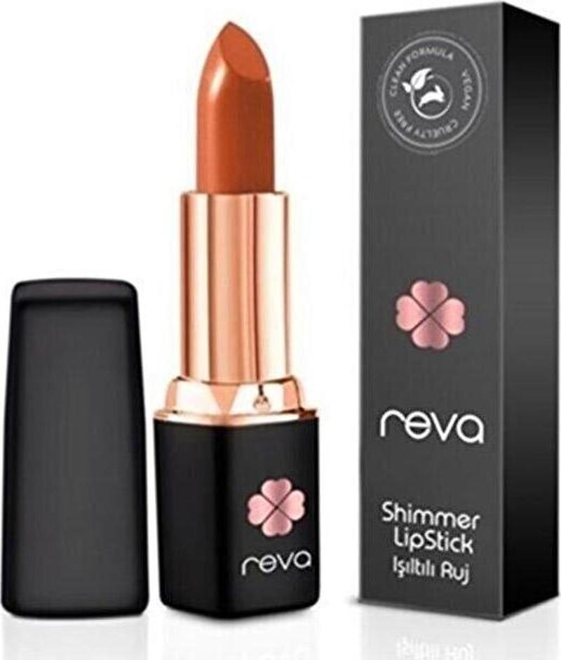 Işıltı Ruj - Shimmer Lipstick Orange Rust - No: 901 - Vegan & Temiz Içerik