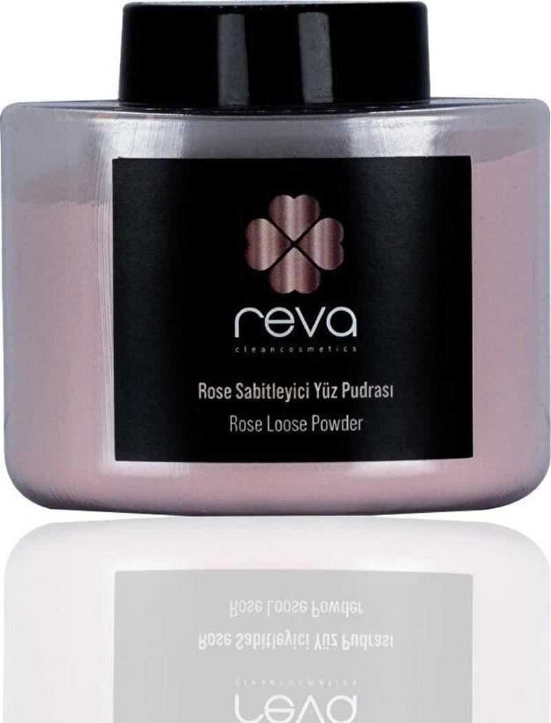 Rose Sabitleyici Yüz Pudrası & Rose Settıng Loose Powder Vegan & Temiz İçerik RV592