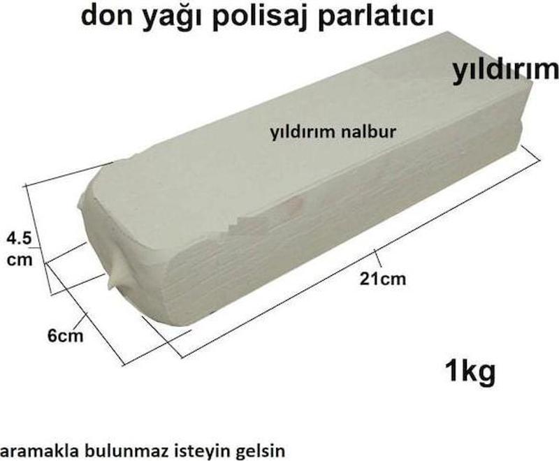 Don Yağı Polisaj Parlatma Yağı 1.kalite 1kilo Metal Parlatma Cila