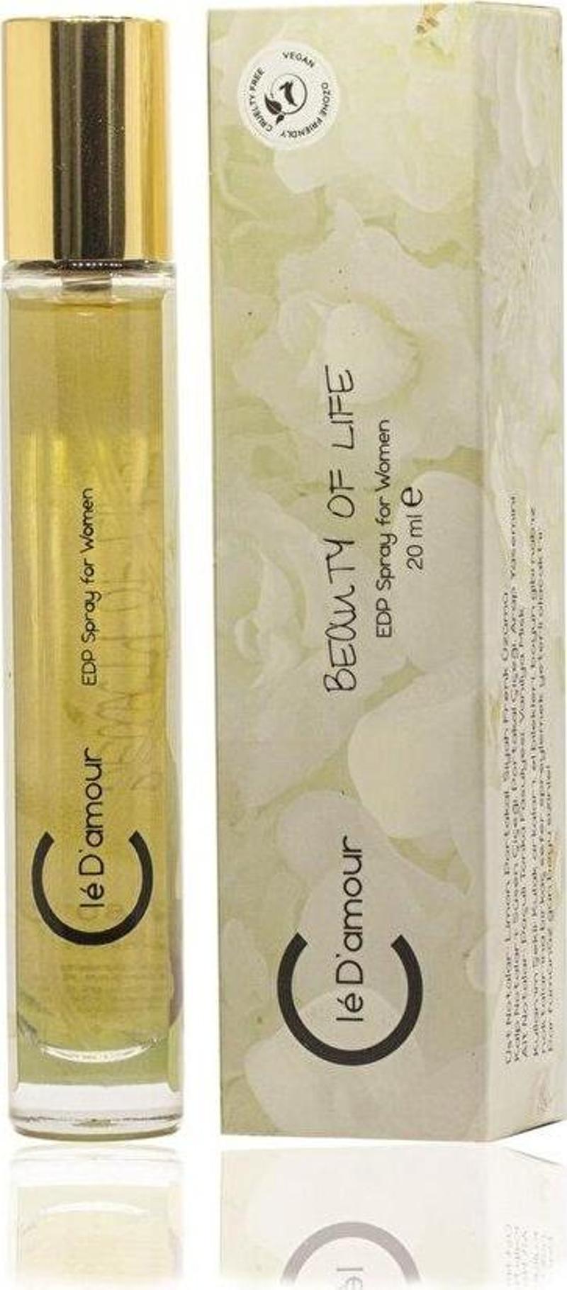 Beauty Of Life (Miskli-Çiçeksi) Women - Kadın Parfüm 20 ml - Vegan