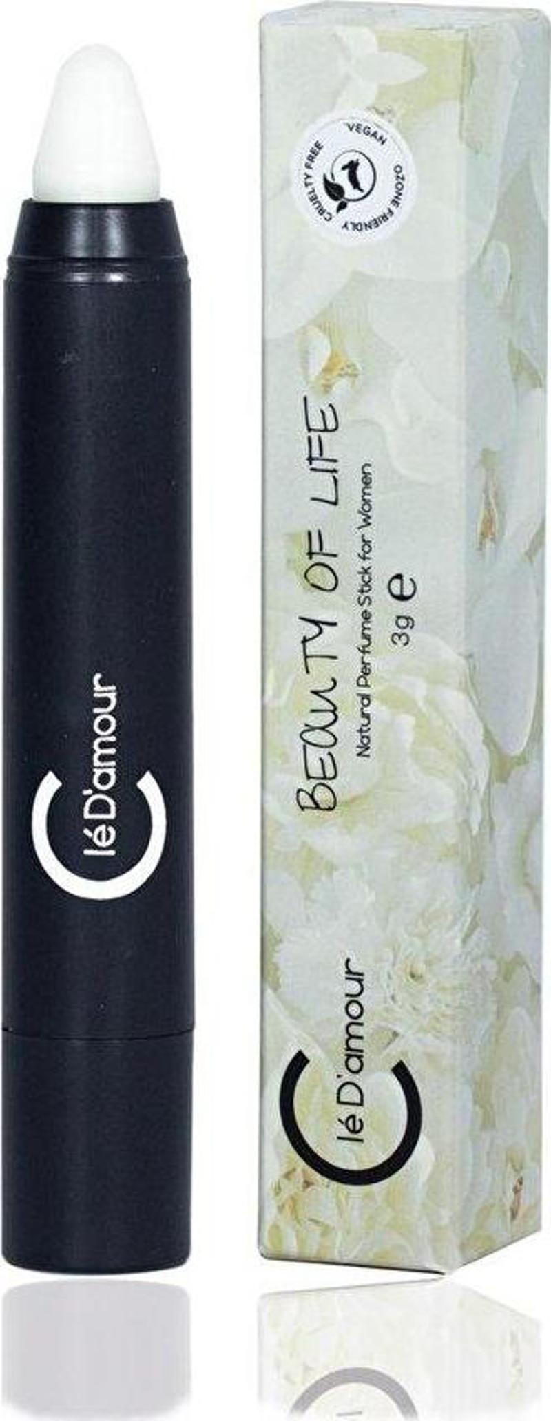 Beauty Of Life (Miskli-Çiçeksi) Women - Kadın Stick Parfüm 3 gr - Vegan