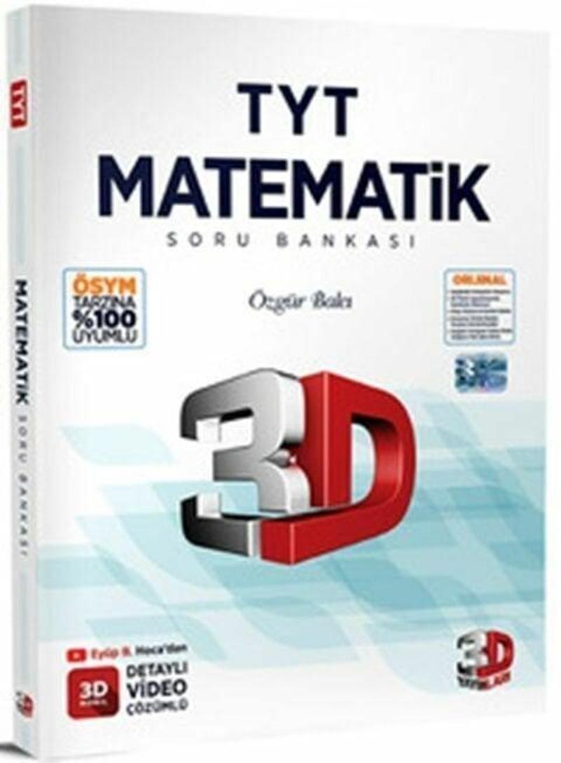 3D Yayınları 2023 TYT Matematik Soru Bankası