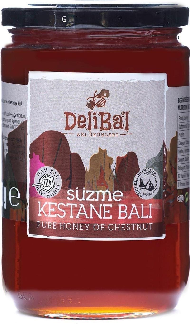 Delibal Süzme Kestane Balı 850 G