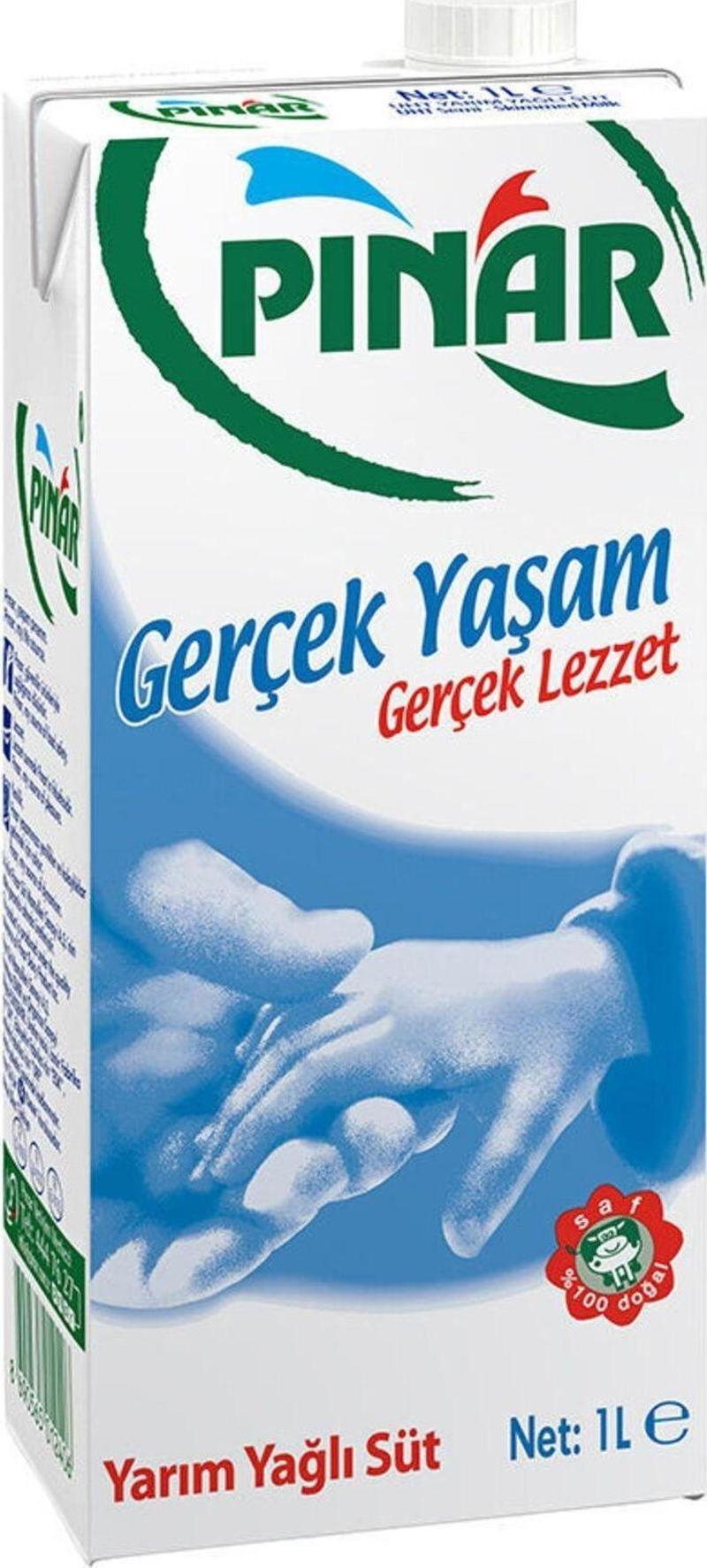 Yarım Yağlı Süt 1 Lt