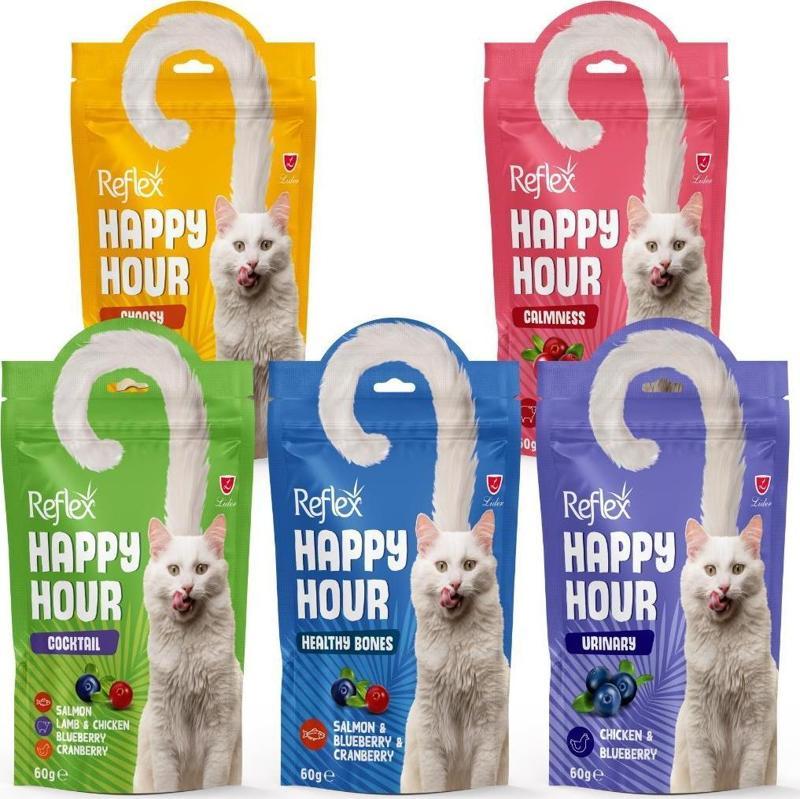 Happy Hour 5 Çeşit Kedi Ödül Maması