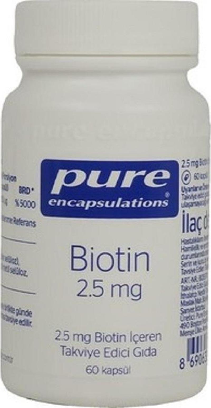 Biotin 2,5 mg 60 Kapsül