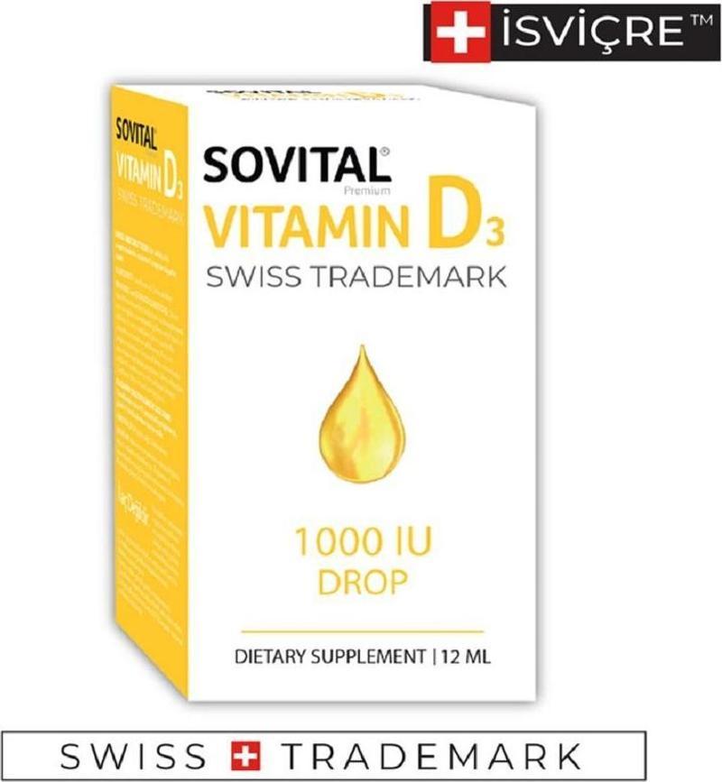 Sovital D3 Vitami 100 IU Damla 12 ml