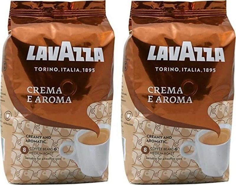 Crema E Aroma Espresso Çekirdek Kahve 1 Kg  x 2 Adet