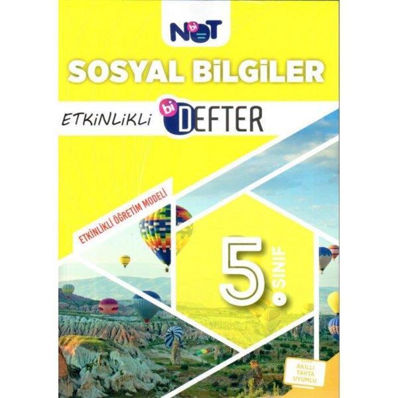 5.SINIF SOSYAL BİLGİLER ETKİNLİKLİ Bİ DEFTER - BİNOT YAYINLARI