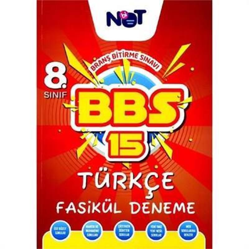 8.SINIF TÜRKÇE 15 DENEME FASİKÜL BBS - BİNOT YAYINLARI