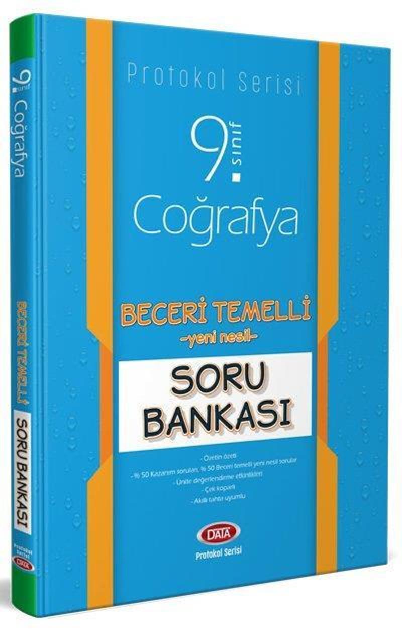 9.SINIF COĞRAFYA PROTOKOL SORU BANKASI BECERİ TEMELLİ - DATA YAYINLARI