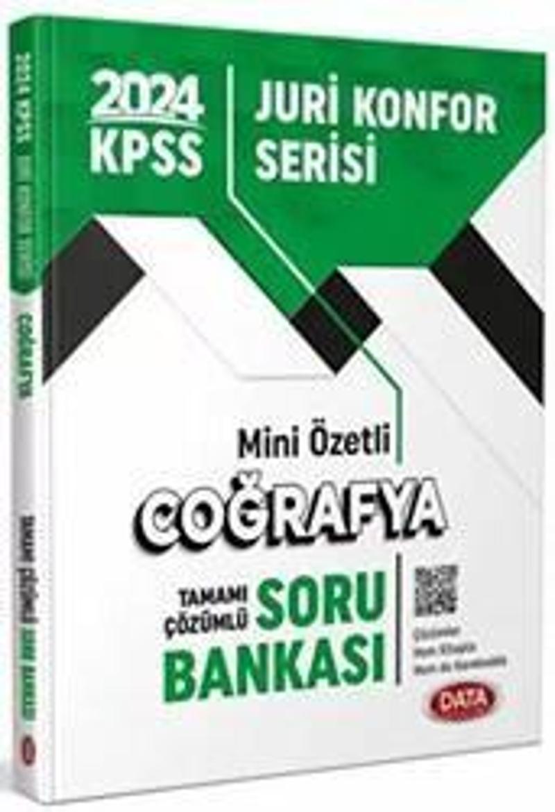 KPSS JURİ KONFOR SERSİ MİNİ ÖZETLİ COĞRAFYA TAMAMI ÇÖZÜMLÜ SORU BANKASI 2024 - DATA