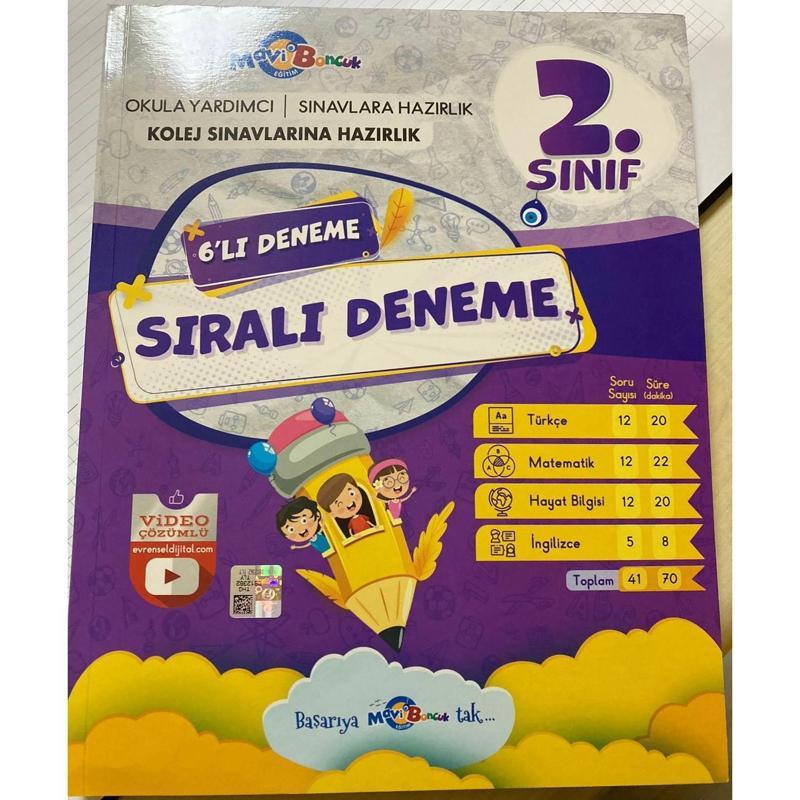 2.SINIF SARMAL 6'LI DENEME - MAVİ BONCUK