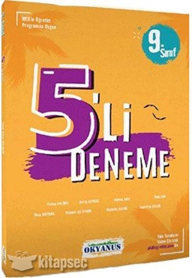 9.SINIF 5 DENEME - OKYANUS YAYINLARI