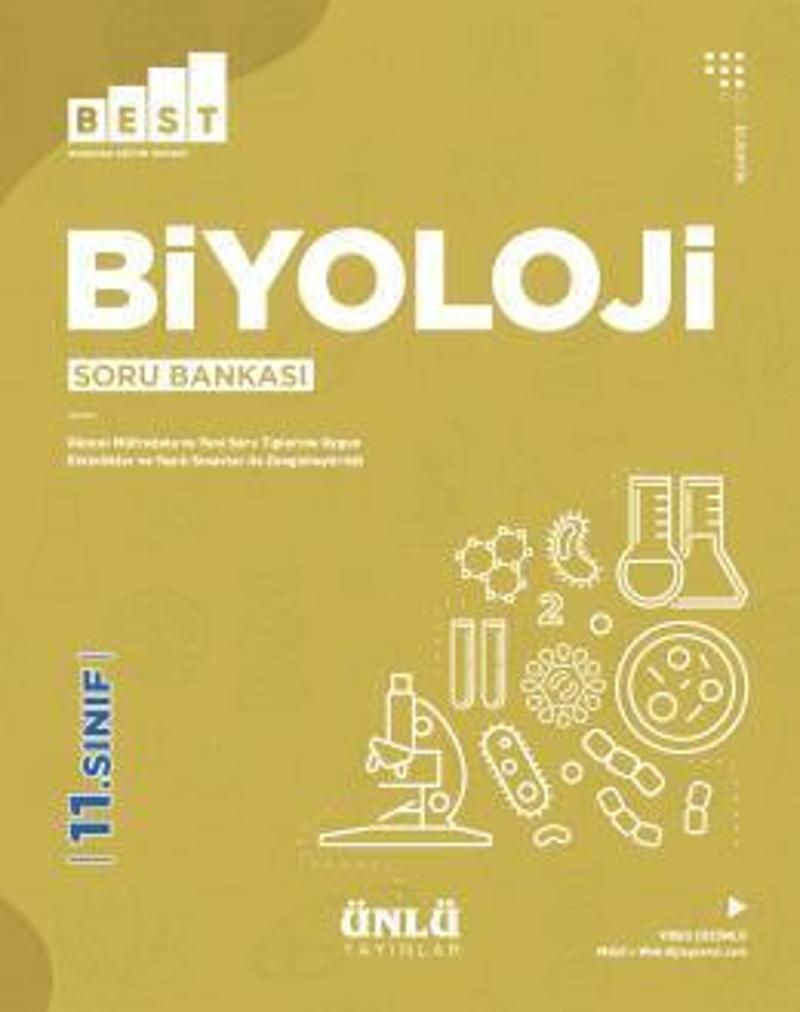 11.SINIF BİYOLOJİ SORU BANKASI - ÜNLÜ YAYINLARI