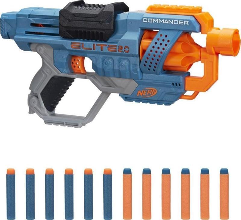 Nerf Elite 2.0 Commander RD-6 E9485 Lisanslı Orijinal Ürün