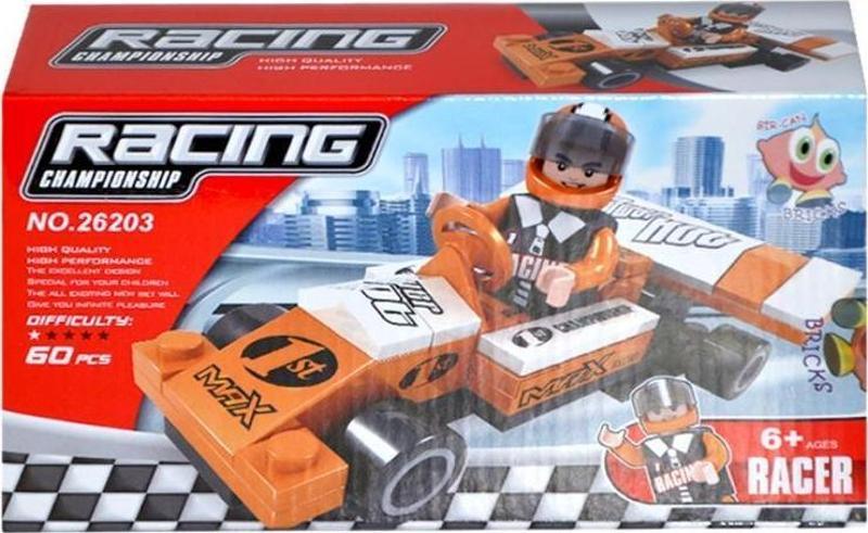 Bricks 60 Parça F1 Formula Yarış Araba Seti 26203