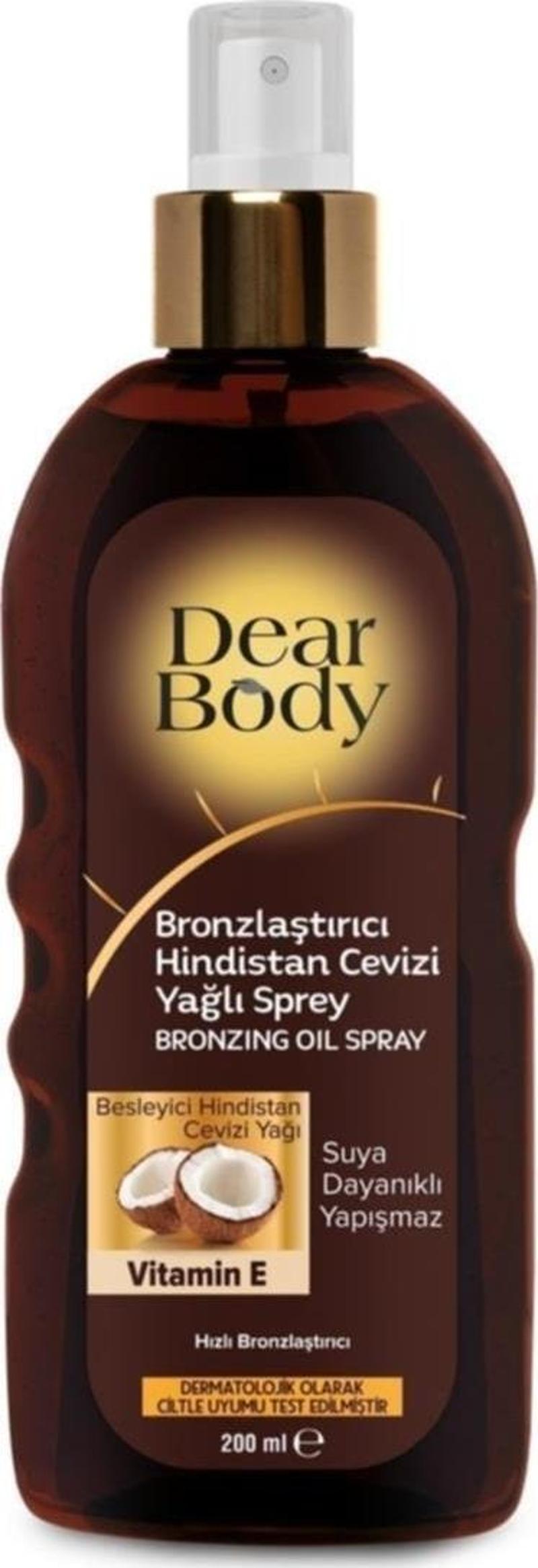 Güneş Yağı Hindistan Cevizi Yağlı Sprey Bronzlaştırıcı 200 ml