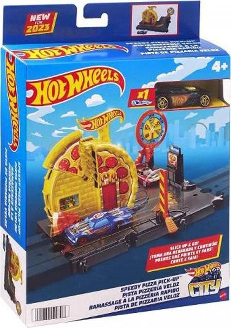 Hot Wheels Gösteri Dünyası Speedy Pizza Up Oyun Seti HKX44