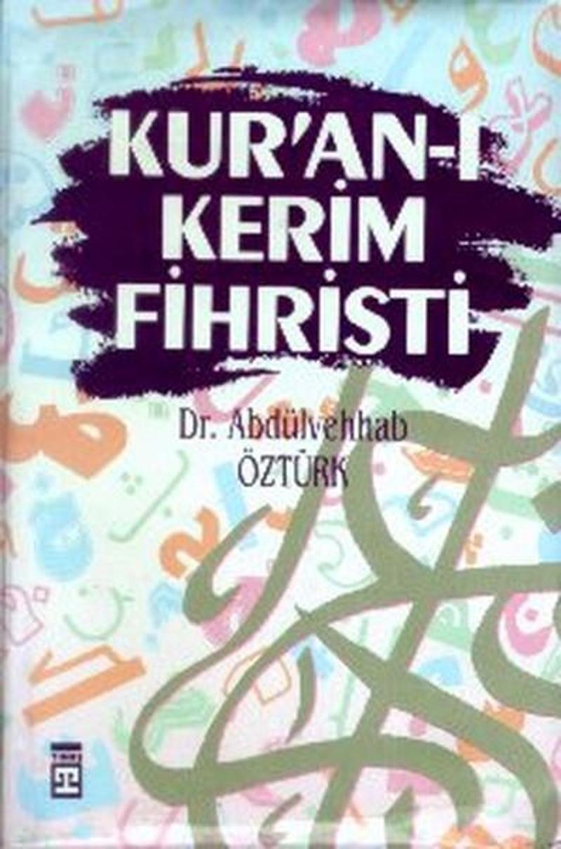 Timaş Yayınları Kur'an-ı Kerim Fihristi