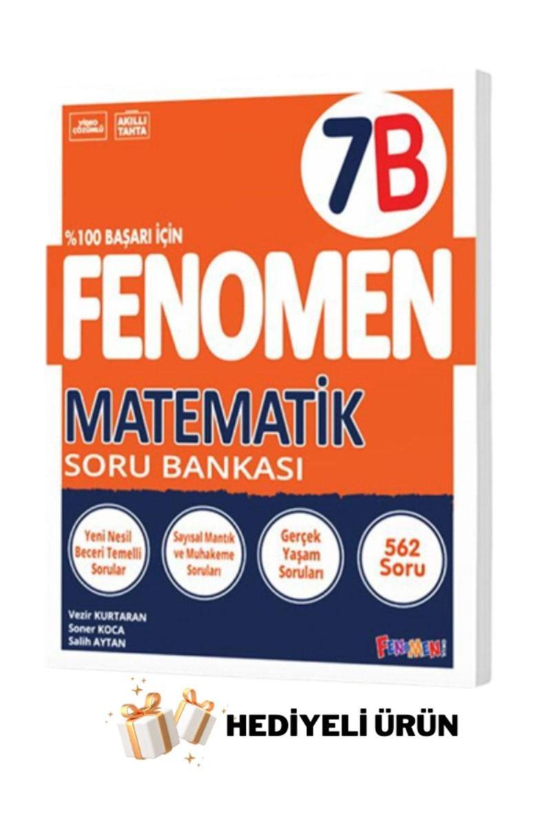 FENOMEN 7.SINIF MATEMATİK B SORU BANKASI HEDİYELİ