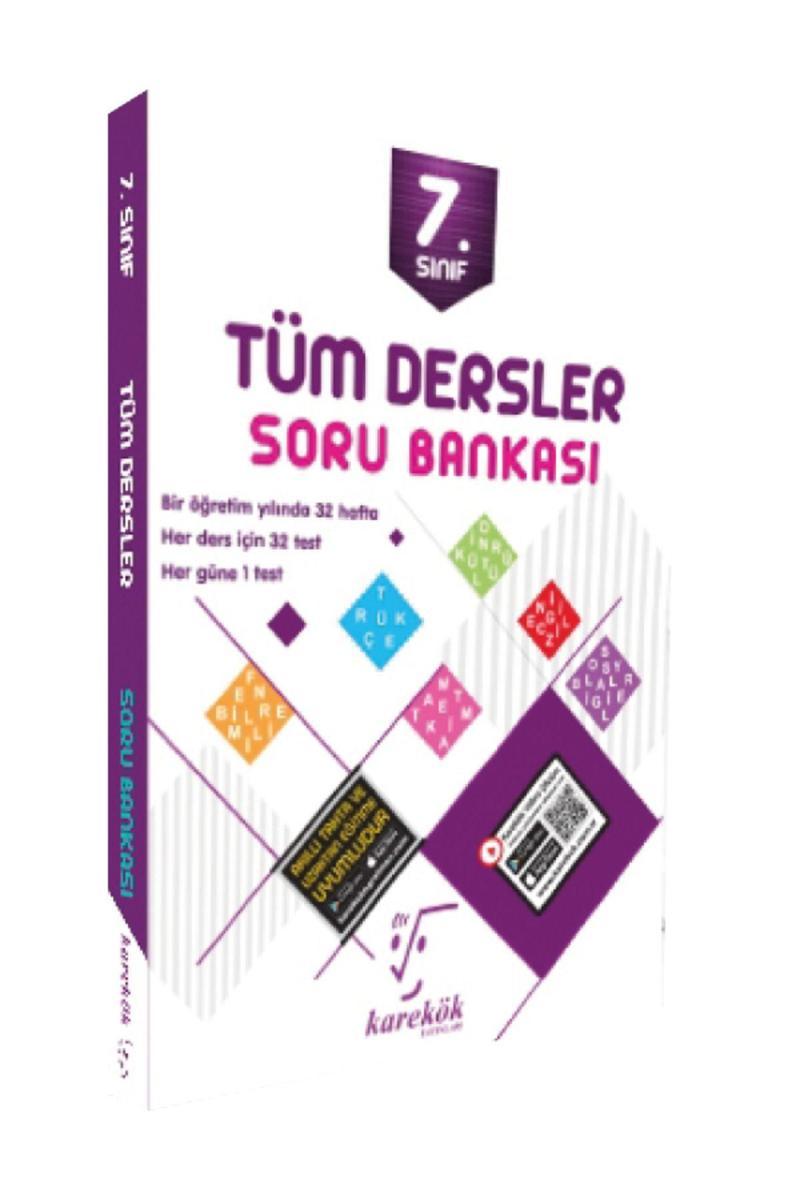 Karekök 7. Sınıf Tüm Dersler Soru Bankası (Yeni Baskı)