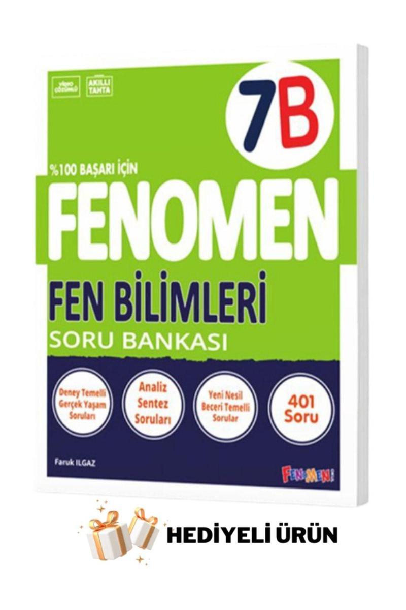 FENOMEN 7.SINIF FEN BİLİMLERİ B SORU BANKASI HEDİYELİ ÜRÜN