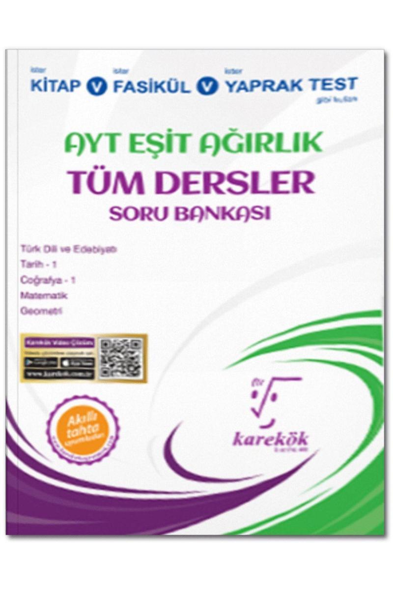 Ayt Tüm Dersler Soru Bankası Eşit Ağırlık