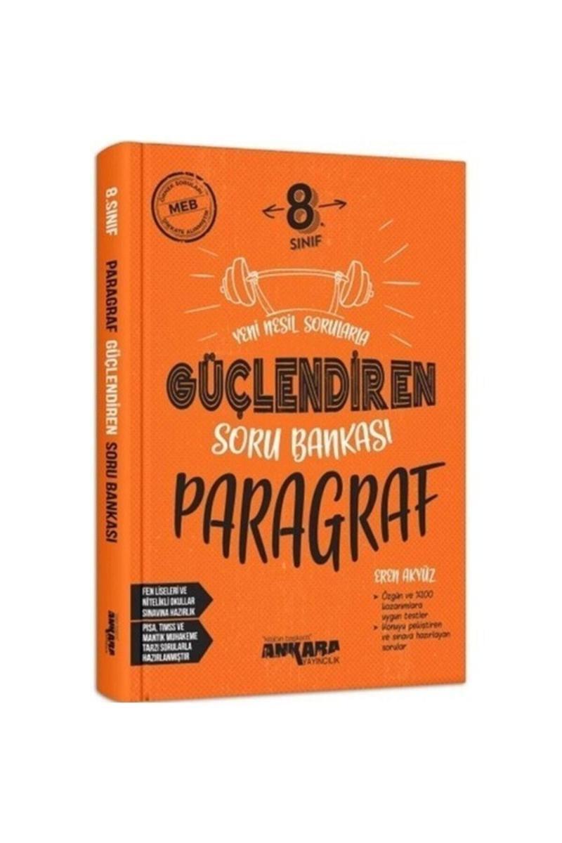 Ankara Yayınları 8. Sınıf Paragraf Güçlendire Soru Bankası 2022-2023