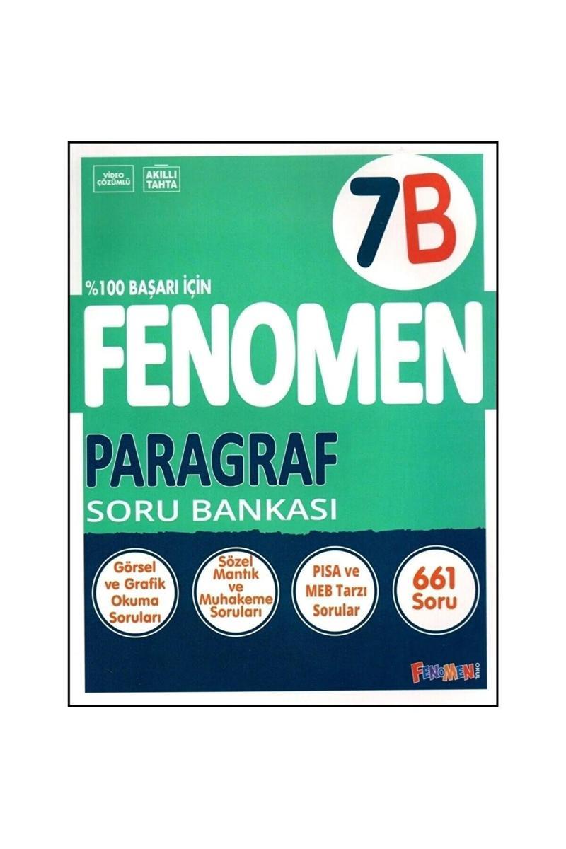 Fenomen Yayınları 7.sınıf (B) Paragraf Soru Bankası