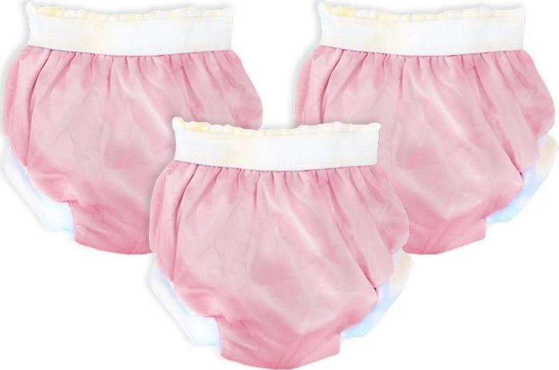 3'lü Alıştırma Külodu 16-22kg - Pembe