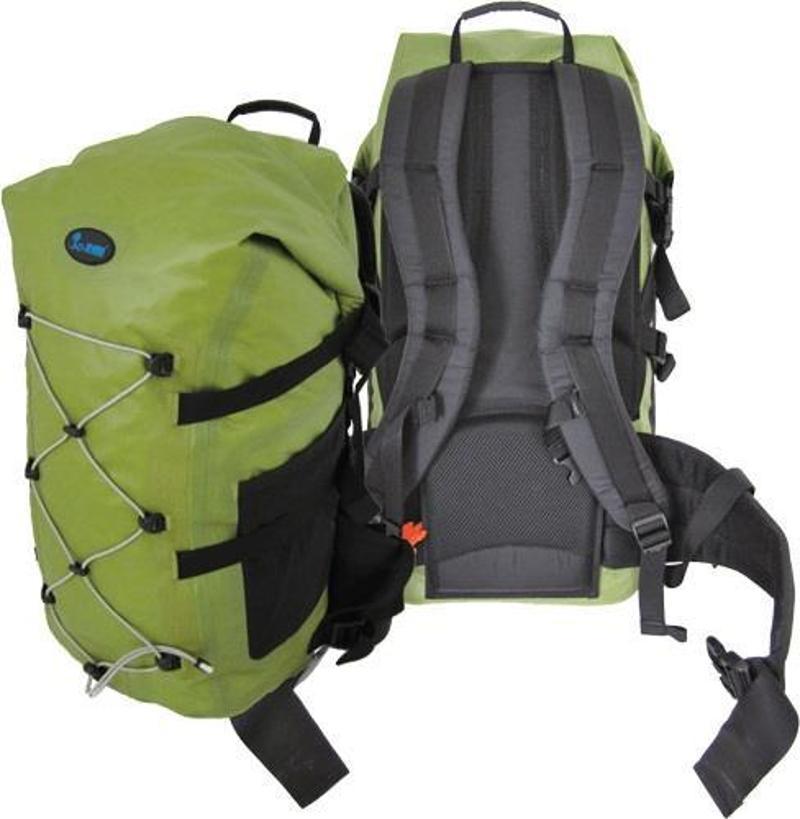 Discovery Su Geçirmez Trekking Sırt Çantası 40 Litre-YEŞİL