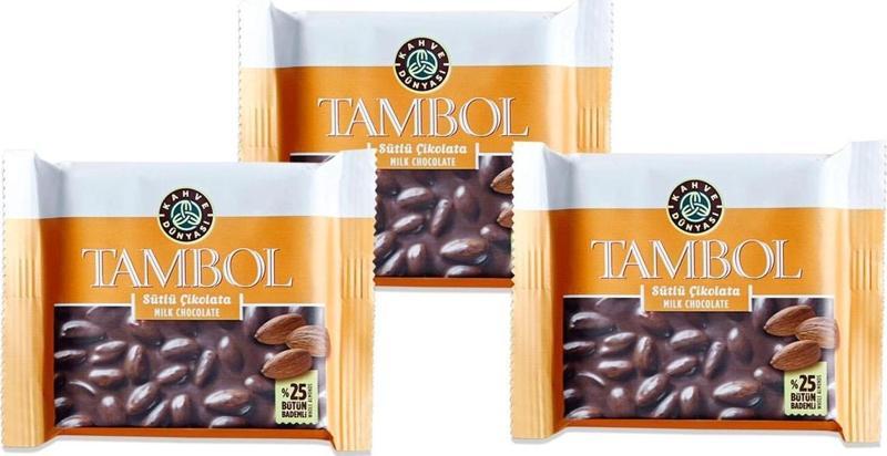 Tambol Sütlü Çikolata77 gr x 3 Adet