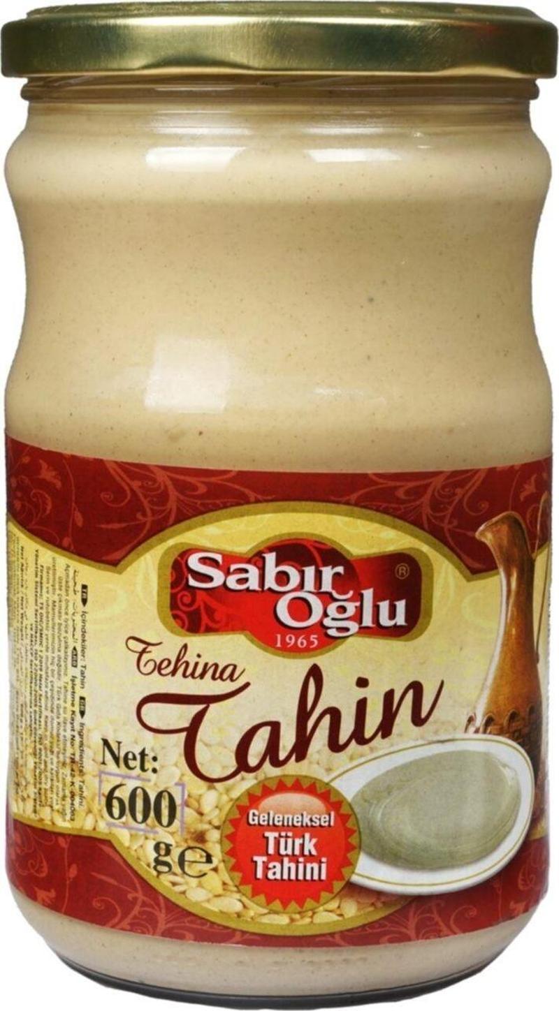 Tahin 600 Gr Kavanoz Beyaz Tahin Tek Çekimlik Tahin (Çiğ Tahin)(Kepeksiz)