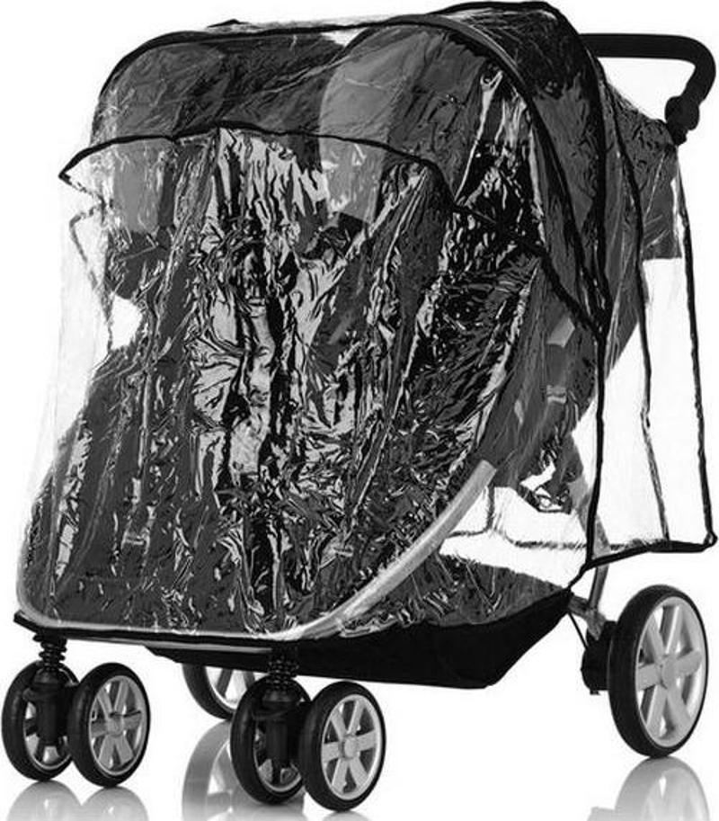 Britax B-Agile Double Bebek Arabası - Yağmurluk