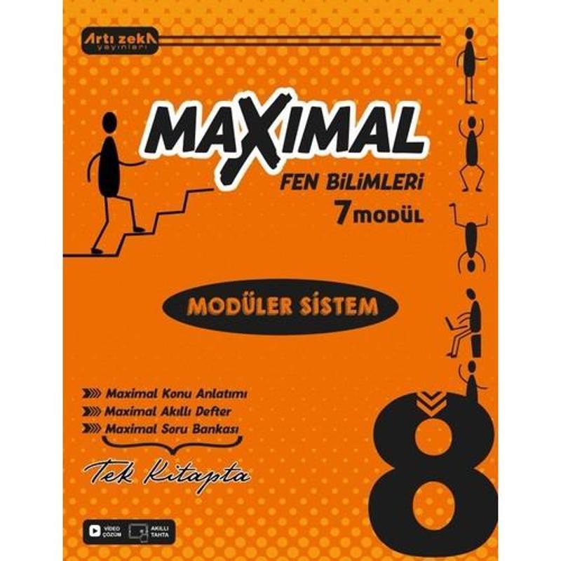 Artı Zeka Yayınları 8 Sınıf Maxımal Fen Bilimleri Modüler Sistem Seti (6 Modül)