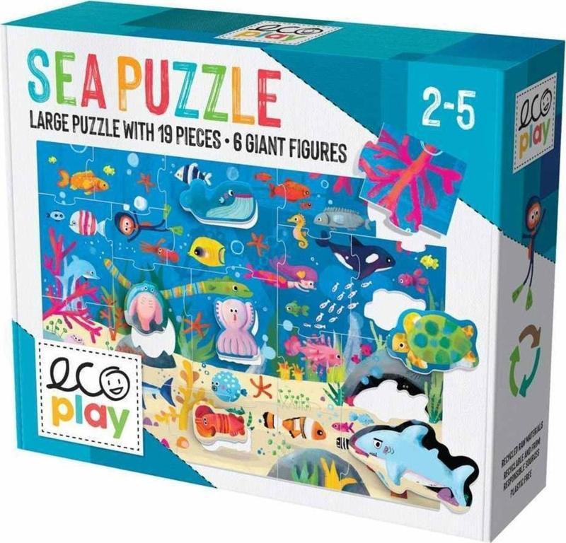 Ecoplay Shaped Puzzle Sea (2-5 Yaş)